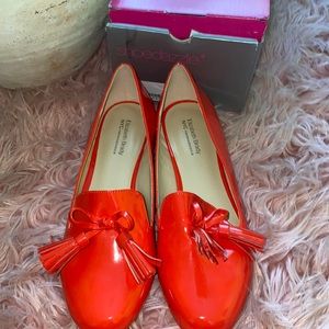 NWOT Shoedazzle 🧡 tassel loafers-Sz 7.5